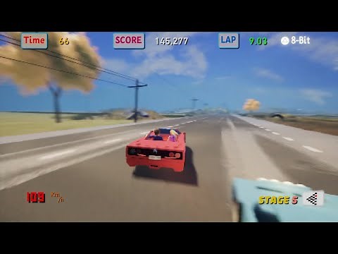 OutRun Remake Full Game Graphics overhaul in just one week PS4 DREAMS!!!