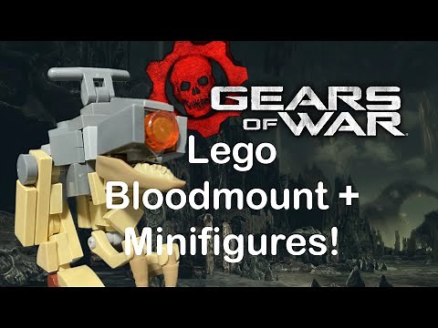 Lego Gears of War Custom Bloodmount + Other minifigures