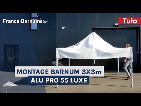 Montage Barnum 3x3 Alu Pro 55 Luxe