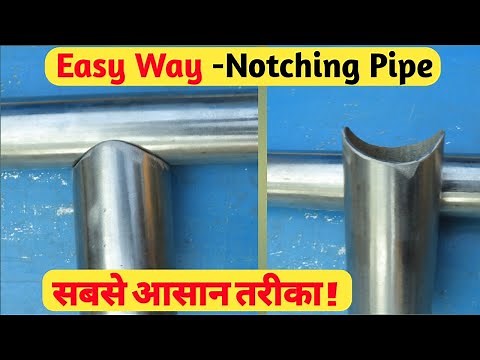 How To Notch Steel Tube With Angle Grinder