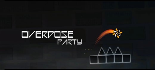 OVERDOSE PARTY (LAYOUT) 👹🗣️ #fyp #geometrydash #gd #extremedemon #niveleasy