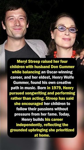Meryl Streep’s Son Chose Music