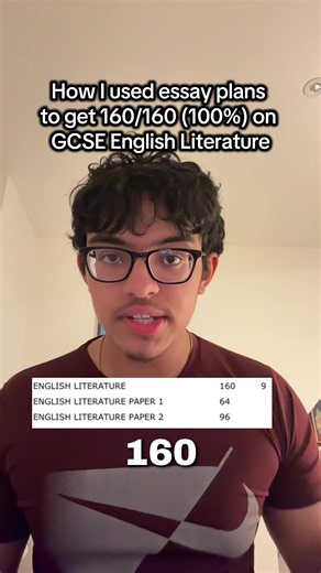 Grade 9 essay plan method to SMASH GCSE English Literature #studytok #gcse #revision #all9s #studytips