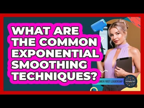 What Are The Common Exponential Smoothing Techniques?