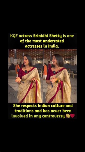 Srinidhi Shetty, the Graceful Queen of the South, Wins Hearts with Faith and Elegance