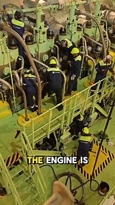 The Biggest Crankshaft in the world.. Biggest Engine in the World 🌎... | I love mechanics