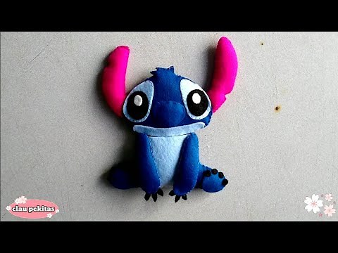 COMO HACER A STITCH DE FIELTRO DIY