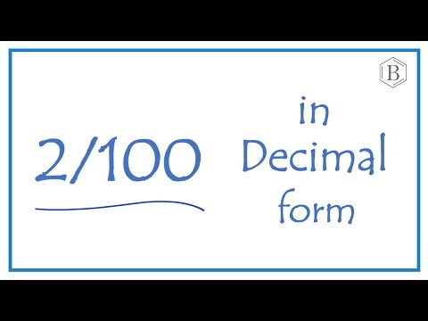 2/100 as a Decimal