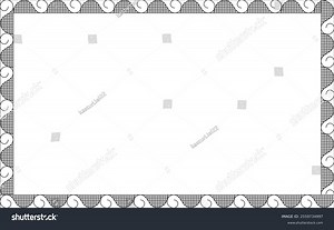 Vector Black White Boarder Designs Frame Stock Vector (Royalty Free) 2559734997 | Shutterstock