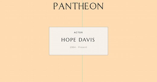 Hope Davis Biography | Pantheon