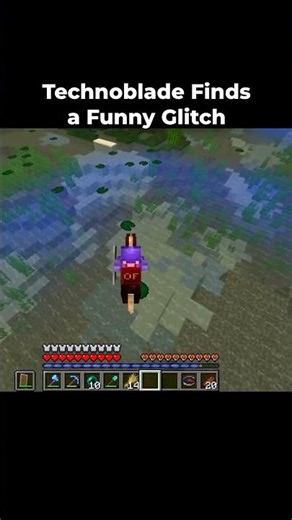 Technoblade Funny Glitch Moment