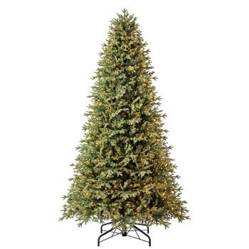 9 ft Pre-Lit Aspen Artificial Christmas Tree, 2,700 Color- Changing Radiant Micro Twinkle LED® Lights