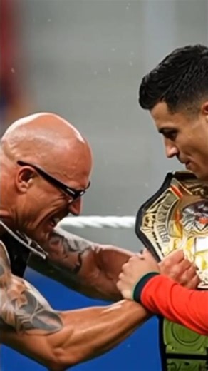 The Rock Challenges Ronaldo… Epic Fight!