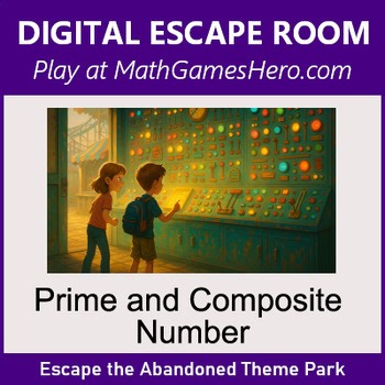 Prime and Composite Number | Digital Math Escape Room Game