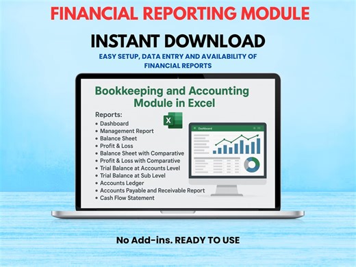 Bookkeeping and Accounting Software in Excel - Etsy