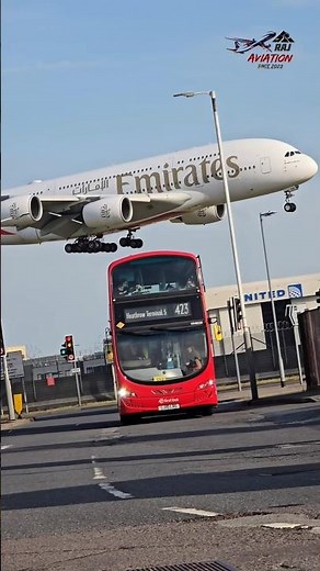 POV: You Saw a Giant Descending ..😳 Emirates Airbus A380 🇦🇪✈️👑. #emirates #airbusa380 #shorts