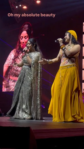 2 param sundaris on stage ​⁠@ShreyaGhoshalOfficial song by ​⁠@ARRahman