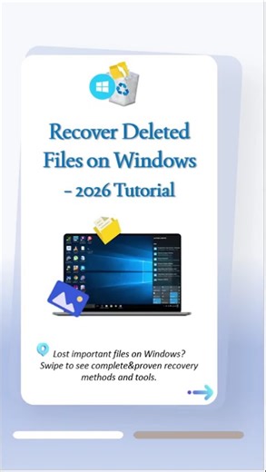 Recover Deleted Files on Windows - 2026 Proven Guide #windowstips #datarecovery