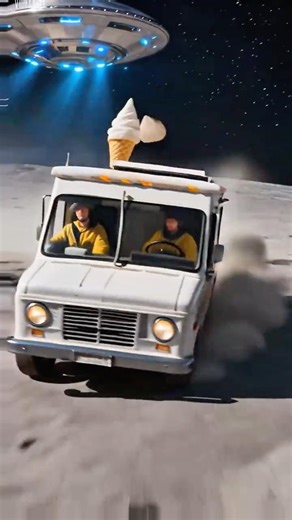 UFO CHASING ICE CREAM TRUCK ‼️‼️