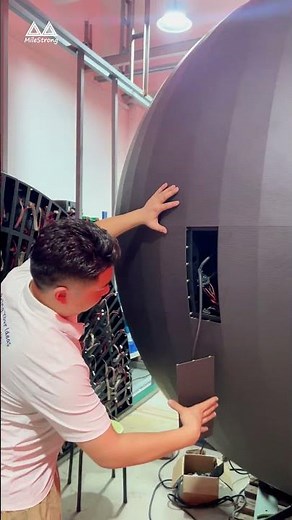 LED sphere screen model#MileStrong