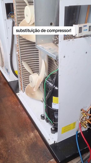 Substituição de compressor. defeito detectado: compressor com arraste de óleo excessivo. solução aplicada: substituição do compressor e periféricos. #maxcold #work #compressor #sãopaulo #refrigerator #trabajo #dedication