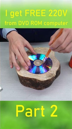 I get FREE 220V from DVD ROM computer part 2