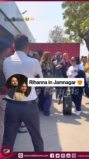 1.9M views · 10K reactions | Rihanna arrives in Jamnagar for the pre-wedding ceremony of Anant Ambani and Radhika Merchant  . . . #Rihanna #AnantAmbani #RadhikaAmbani #AnantAmbaniRadhikaMerchantPreWedding #Hollywood #IF #IndiaFourms | India Forums | Facebook