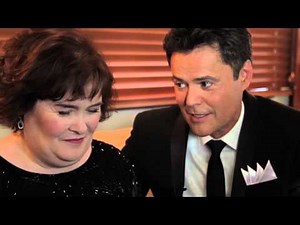 Susan Boyle and Donny Osmond backstage interview