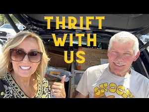 Our car was OVERFLOWING at Goodwill Thrift! | SO MANY GREAT FINDS! | Thrift With Us!