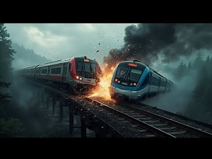 Train Crash Caught at Full Speed – Hyper Realistic Impact