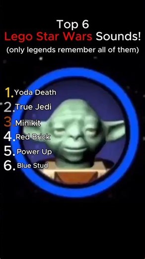 Top 6 Lego Star Wars Sounds! #starwars #legostarwars #lego #shorts