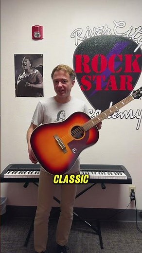 Dan demos the Epiphone Texan Acoustic Guitar! #epiphone #texan #yesterday #thebeatles