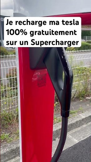 I charge my #Tesla 100% free on a #Supercharger