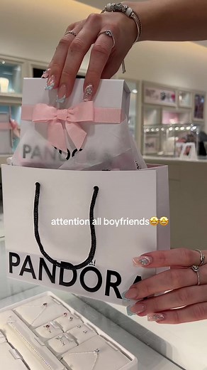 Double Heart Sparkling Ring at Pandora - Perfect Gift Ideas for Girlfriend