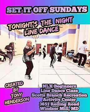 Tonight's The Night Line Dance