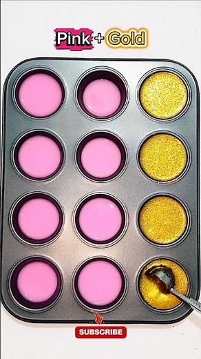 Pink vs Gold Color Mix | Stunning 1:1–1:4 Gradient Transformations ✨🌸 #colors #artshorts