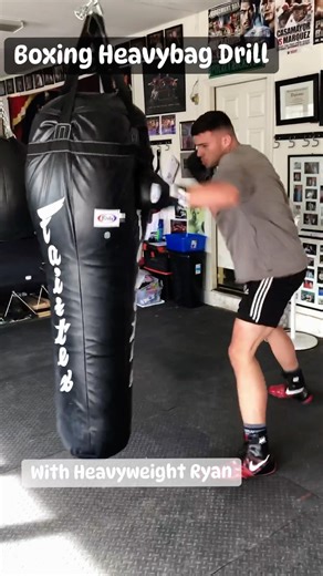 Boxing Heavybag Workout for Conditioning 🥊 #boxingtraining #mmatraining #boxingworkout #boxeo