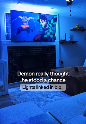 Demon slayers animation is in a league of its own 🐗⚔️ #fyp #demonslayer #anime #ambientlighting #hometheater