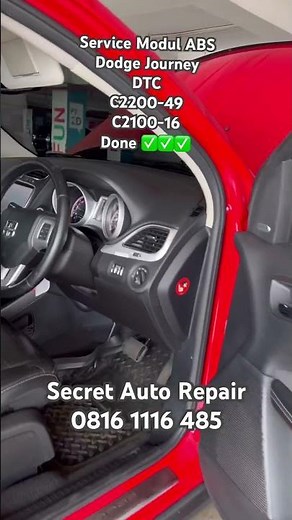 Service Modul ABS Dodge Journey DTC C2200-49 Anti-lock Brake Module Internal