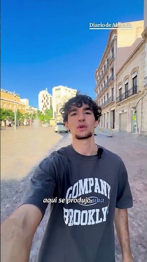 Why is Almería's central square called Puerta de Purchena?