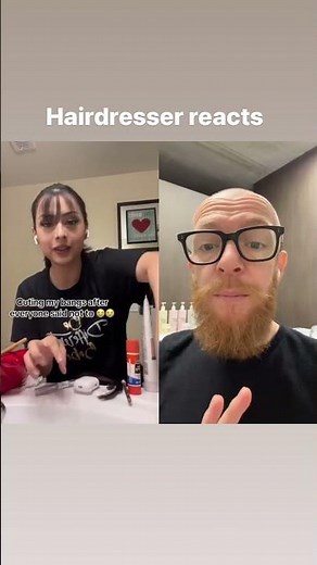 Hairdresser Reacts to a Surprisingly Good DIY Bang