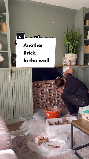 DIY Brickslip Fireplace Makeover Project Ideas