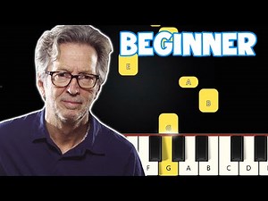 Tears In heaven - Eric Clapton | Beginner Piano Tutorial | Easy Piano