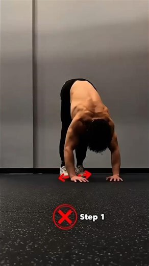 Easy Press handstand tips✅ just try to step by step #shorts