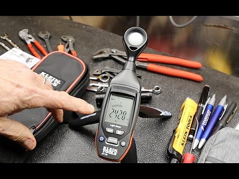 Klein Tools ET130 Digital Light Meter is a shop solution for evaluating lights and fixtures.