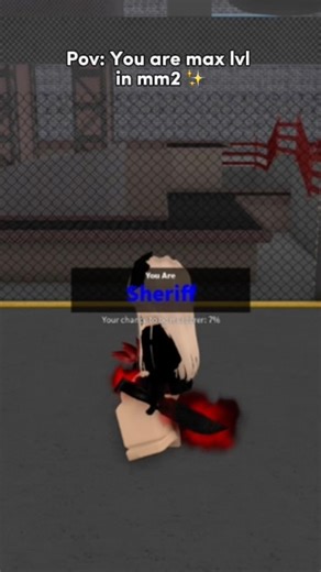 POV: you are max lvl in mm2 😭