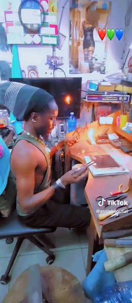 Crafting Jewelry at a Cluttered Workbench