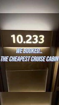 We booked the cheapest cabin on P&O Arvia.