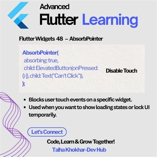 Flutter Day 10 – Advanced Widgets: Dismissible, Draggable | #coding #codingshorts #flutterdeveloper