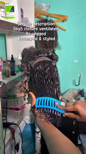 First hair Job of the year..how did I do? #shorts #wigmaking